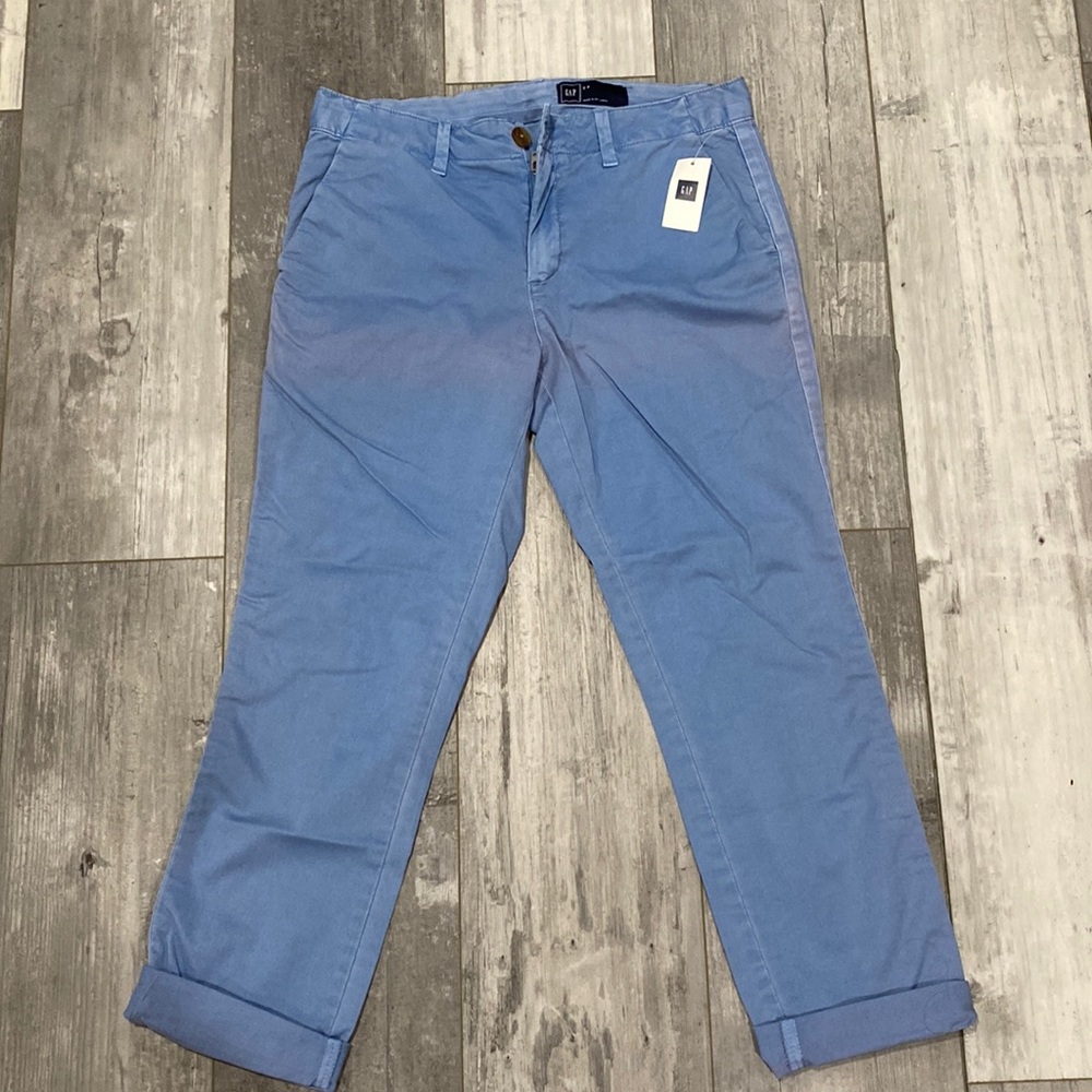 NWT OLD NAVY Girlfriend Chino in Sailing Blue, Size 0P